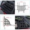 RT-TCZ Cargo Net, 3 Set Mesh Cargo Roof Net for Jeep Wrangler JK JKU 2007-2018 4 Door (Black)