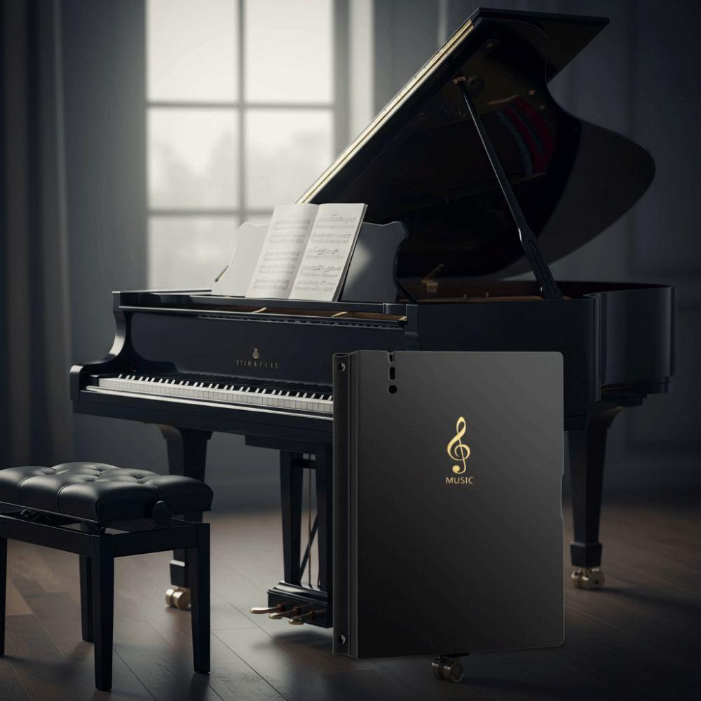 Spiral Music Score Binder A4 Piano Score Storage Holder Sheet Music Folder Music Book