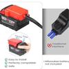 Jumper Cable Clamps for 18V Battery Jumper Starter, Automotive Boosters Cable 8AWG Cable Power Tool Line