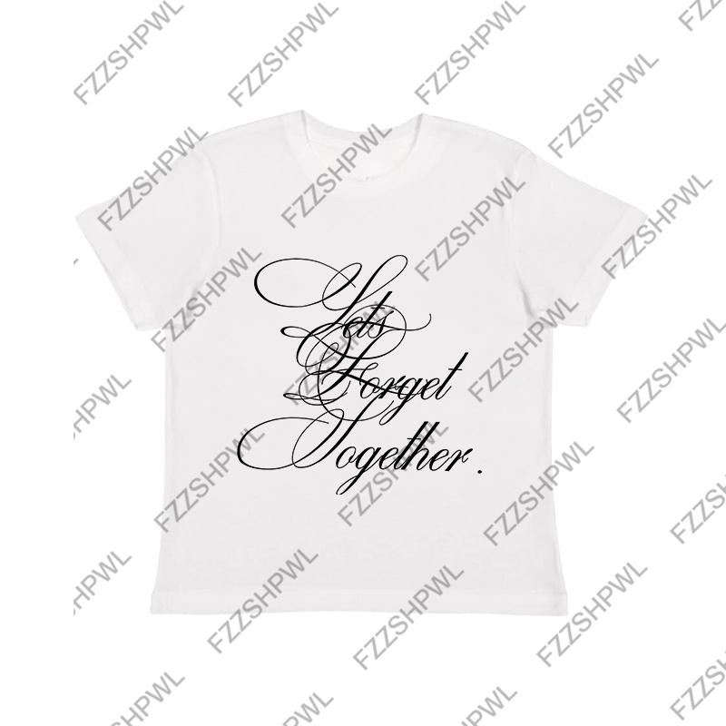 

Женский укороченный топ с круглым вырезом в стиле Харадзюку, с принтом букв, панк, Y2k, уникальный, гранж, гот, повседневная футболка с коротким рукавом, винтажная уличная одежда, бэби-ти S