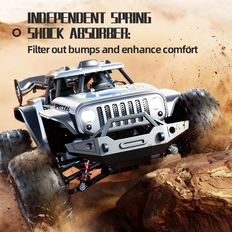 JJRC C8837 C8838 1/14 RC Car 4WD 2.4G Remote Control Car High Speed Off-road LED RC Truck Smart RC Toys Hobby As Gift