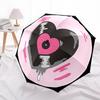 1pc Heartbeat Love Automatic Open/Close Umbrella, Portable Folding Umbrella for Travel, Themed Events, It Is Suitable As a Gift for Various Festivals,