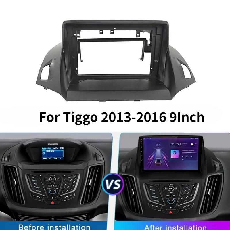 9-inch Car Fascias for Tiggo 2013-2016 Central Navigation Frame Panel Dashboard Kit