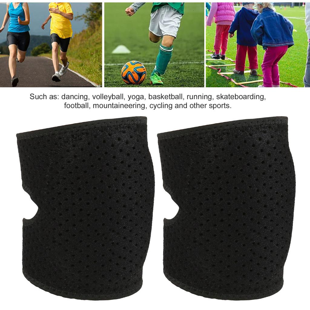 1 Pair Breathable Knee Pads Skid Resistant Sports Knee Pads Elbow Leg Protectors for Kids