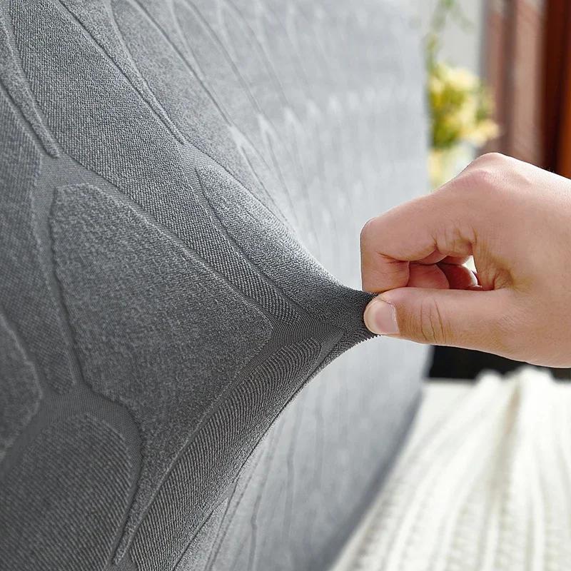 Elastic Jacquard Flexible Bedhead Cover Full-inclusive Cover Protection Headboard Dust Cover Bedroom Decoration Soft