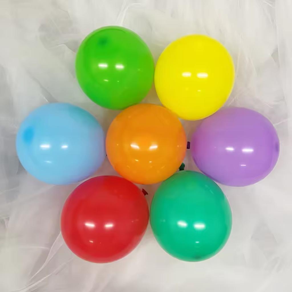 5/10/12/18inch Birthday Balloons Red Orange Yellow Green Blue Purple Latex Balloons for Birthday Party Baby Shower Anniversay De