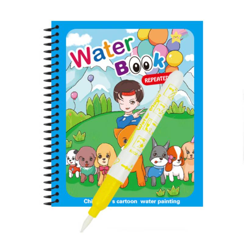 

Изучение Многоразовый Детский Водный Магический Рисунок Раскраска Книга Динг Подарки Ручка Dog