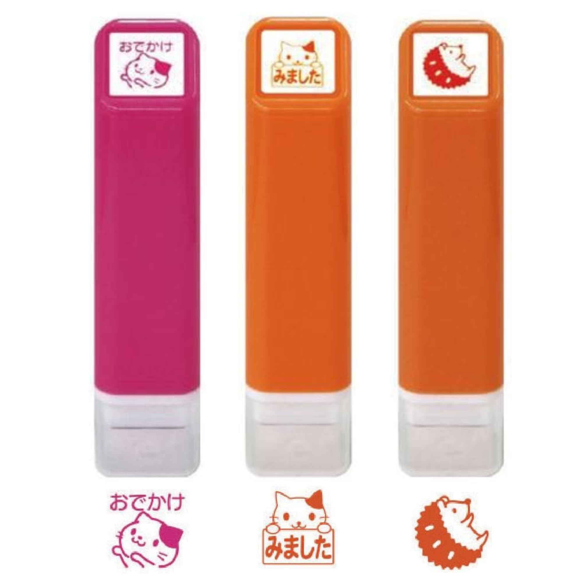 Штамп-расписание 1 Я попробовал Ежа (Розовый для прогулки, Оно, Оранжевый, Оранжевый)