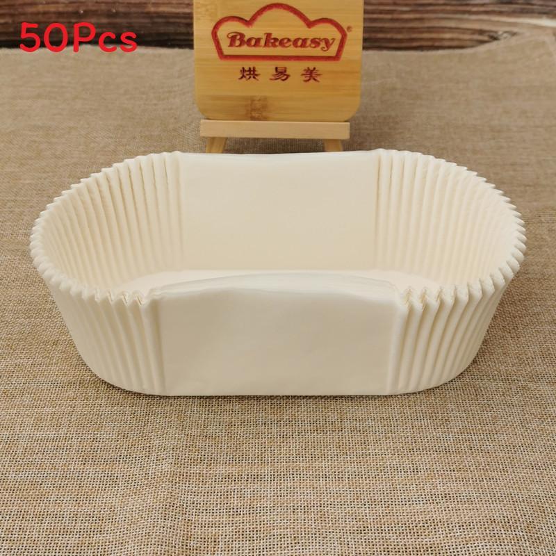 High Temperature Resistant Bakery Paper Trays For Cakes And Pastries белый