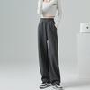 ! Autumn and winter banana pants women's high-waisted sweatpants loose casual wide-leg pants straight sweatpants