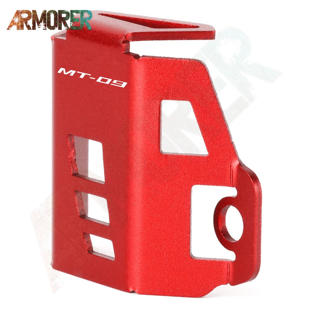 Motorcycle Accessories For YAMAHA MT09 MT 09 MT-09 FZ09 FZ 09  Rear Brake Fluid Reservoir Guard Cover Protector 2015 -