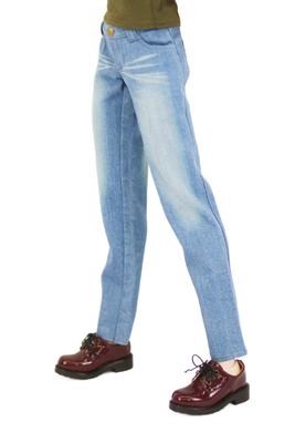 DDS Compatible Boyfriend Light Stretch Fits 60cm BJD Doll Clothes [Petite Marie] 1/3 Okayama-Processed Jeans, Blue, KOJIMA-Processed Jeans, Low-Rise,