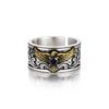 New Eagle Ring Men's Trendy Niche Boys Single Middle Finger Ring Opening Adjustable