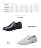 2025 Men's White Leather Height Increasing Formal Shoes - Casual Business Pointed Toe Fashion