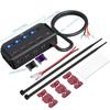 Fuse Block 12V 20A Waterproof Fuse Relay Box Kit Professional Automotive Fuse Box Safe Fuse Box Holder Panel for Motorcycle Car