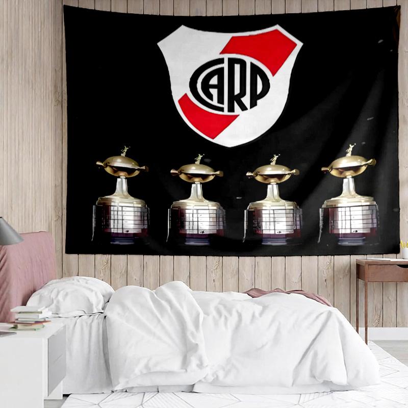 Club Atlético River Plate Tapestry for Bedroom Aesthetic Classroom Tapestries Wall Hanging for Living Room Dorm Office,Ideal Creative Gift