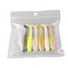 Palmer 6pcs/bag 8pcs/bag Soft Plastic Fishing Lure Set 8 Colors Soft Bait Lures TPE Swim Bait Fishing Lures Soft Wholesale