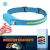 Sensor LED Headlamp Rechargeable COB Floodlight Flashlight 5 Lighting Modes Head Torch for Fishing Camping, Work Practical Gift