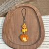 Xiaohongshu Dog Flower Roll Cute Toy Keychain & Lanyard Pendant