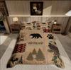 Homewish Set Copripiumino Animale Cervo Set Biancheria da Letto Caccia Fauna Selvatica del Bosco Per Adolescenti Decorazione Safari nella Giungla