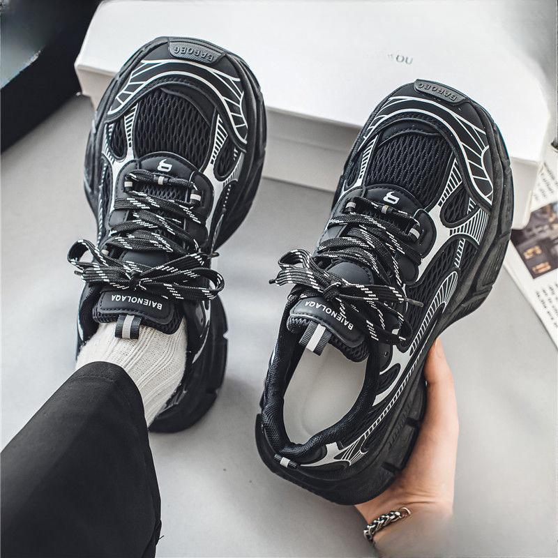 Breathable Mesh Sports Korean Version Versatile Thick Soled Casual Running Shoes