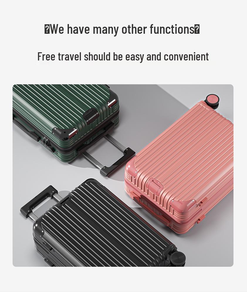 Large 20" & 24" Travel Suitcase with Universal Wheels, Drop-Resistant, Wear-Resistant, Cabin Size, Combo Lock for Women.
