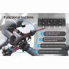 Bicycle Mobile Phone Holder Audio MP3 Player Speaker Waterproof Shockproof 4400mAh Power Bank Bell Bike Light