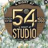 Runde Metall-Wandkunst Retro 8 Zoll Blechschild Studio 54 Aluminium Dekor für Zuhause Bar Büro Geschenk Innen Außen Halloween Wohnzimmer Küche