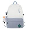 Schoolbag Casual Middle School Student Schoolbag 1011 New Korean Version Simple and Versatile Travel Backpack Trendy Couple Backpack