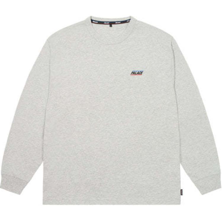 

Palace В основном, топы унисекс серого меланжевого цвета с длинными рукавами P27LS011 L