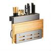 Holder Kitchen Organizer, Multifunctional Chopsticks Rack Gunmetal 1H