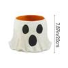 Halloween Treat Buckets Adorable Ghost Mud Pie Paper Mache Storage Bucket Car Home Interior Decor Ornaments For Candy Flower