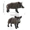 2.8inch Wild Life Wild Boar Toy Figurine PVC Figures 14783 NEW For Home Decoration