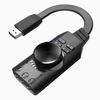Herní zvuková karta Puji GS3 s USB 7.1 a 3,5mm konektorem pro sluchátka s mikrofonem pro PC a mobilní zařízení