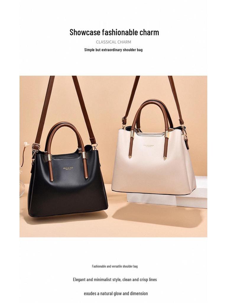 2024 Women's Large Capacity Simple Shoulder Crossbody Handbag