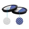 4PCS High Efficiency Filters Vacuum Cleaner Filters Replacement Filter Plastic Texture Spare Part Suitable for NEC185