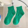Unisex Spring/Summer Low-Cut Deodorant Socks - Lightweight, Trendy, Solid Color Cotton for Women & Men