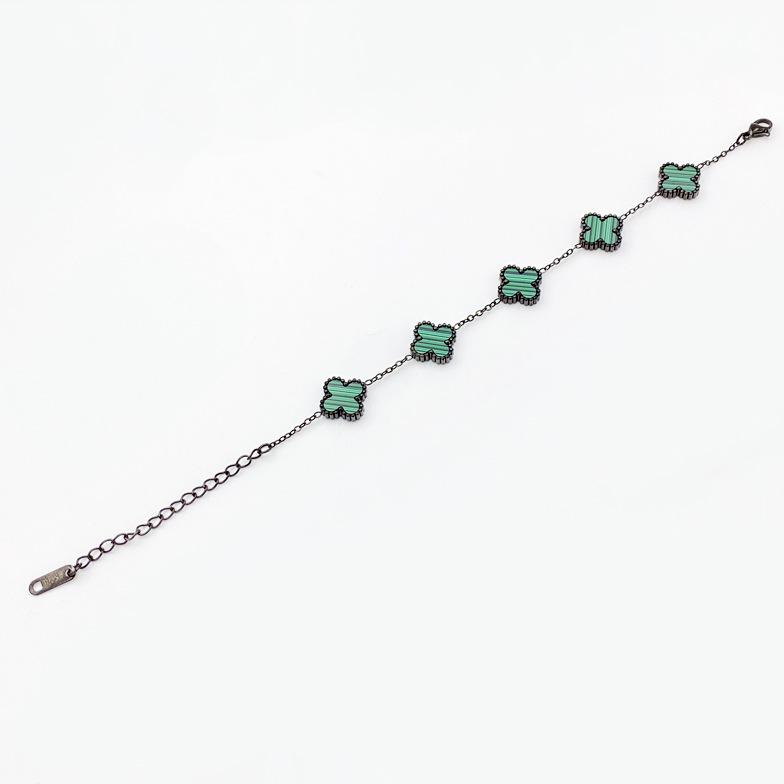 Fashion Black Four-leaf Clover 13MM Bracelet High-grade Fashion Ladies Four-leaf Clover Bracelet