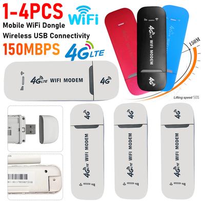 4/1 PCS 4G LTE USB WiFi Adapter Wireless 150Mbps Internet Router Portable WiFi Adapter Pocket Hotspot Modem For Mobile Auto Car