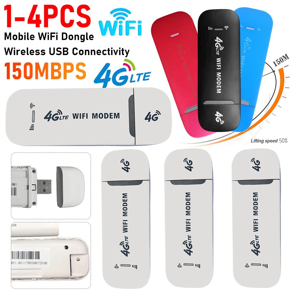 4/1 PCS 4G LTE USB WiFi Adapter Wireless 150Mbps Internet Router Portable WiFi Adapter Pocket Hotspot Modem For Mobile Auto Car