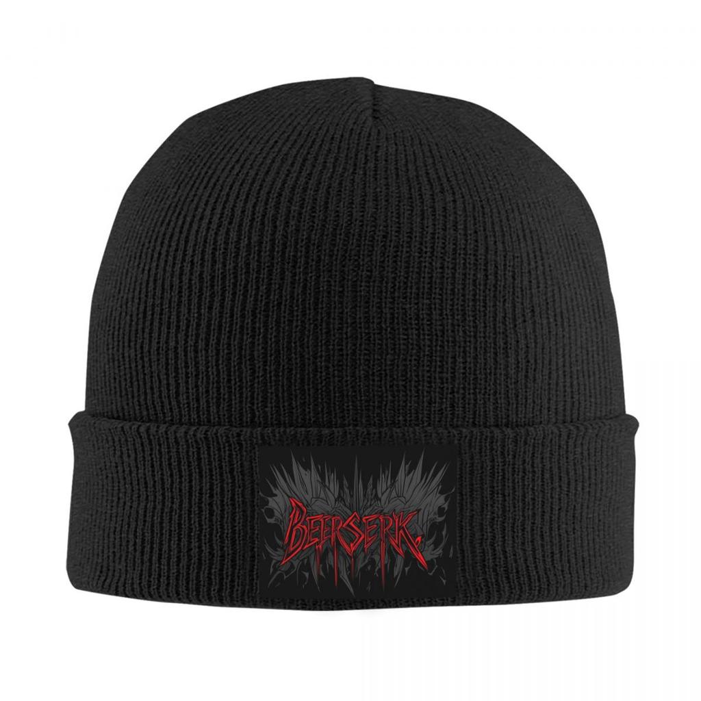 Berserks Letter Logo Warm Knitted Cap Winter Knit Bonnet Hat Skullies Beanies Hip Hop Caps for Unisex