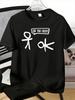 Unisexs Tee Are You Okay Stick Figure Funny Text Print Cotton Short Sleeve Male Casual Streetwear Outdoor Daily Basic Fashion Top
