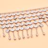 Multilayer Wide Waist Chain Elegant Tassels Waistband Fashionable Body Chain for Stylish Outfits