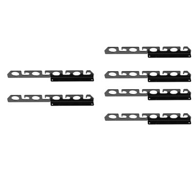Multiple Rod Holder Wall Mounted Organizers Durable Acrylic Structure with Anti Slip Features for Fishing Enthusiasts