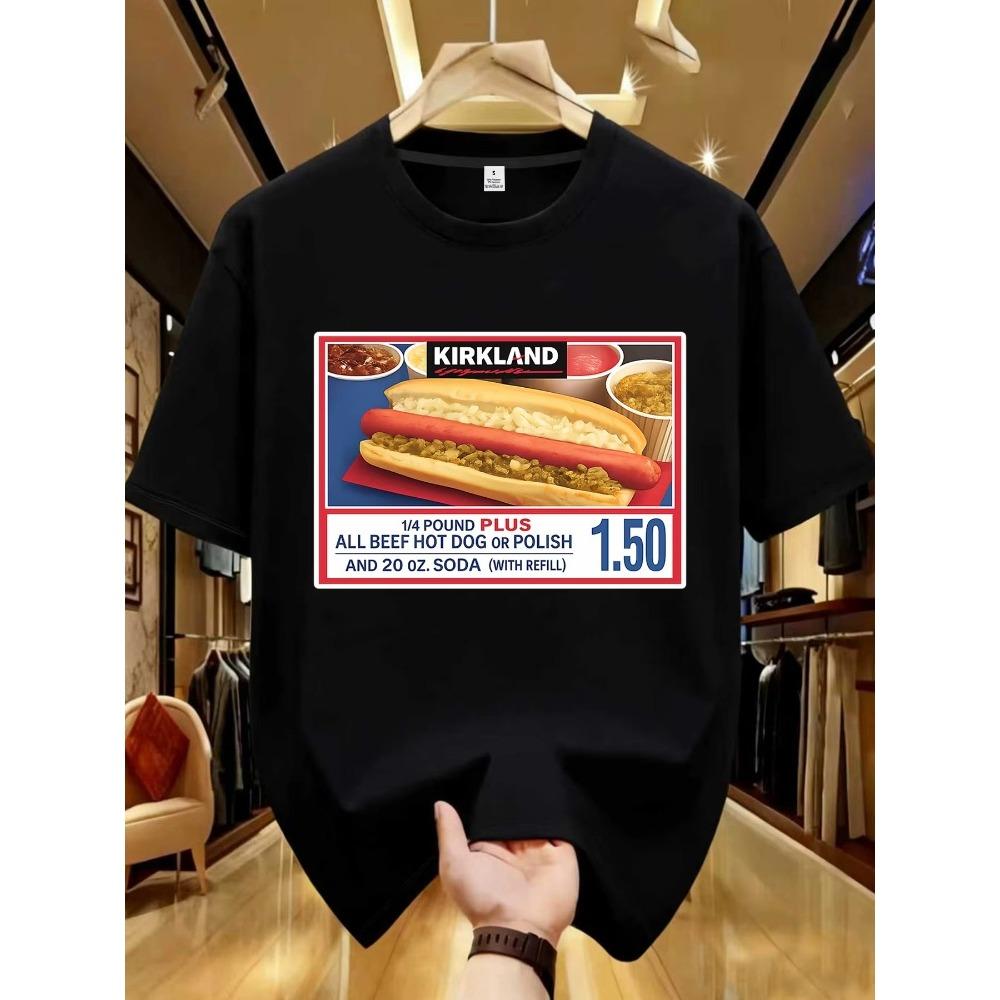 I Got That Dog in Me T-Shirt Funny Hot Dog Meme Graphic T Shirts Men Clothing Oversized T-shirts Streetwear S