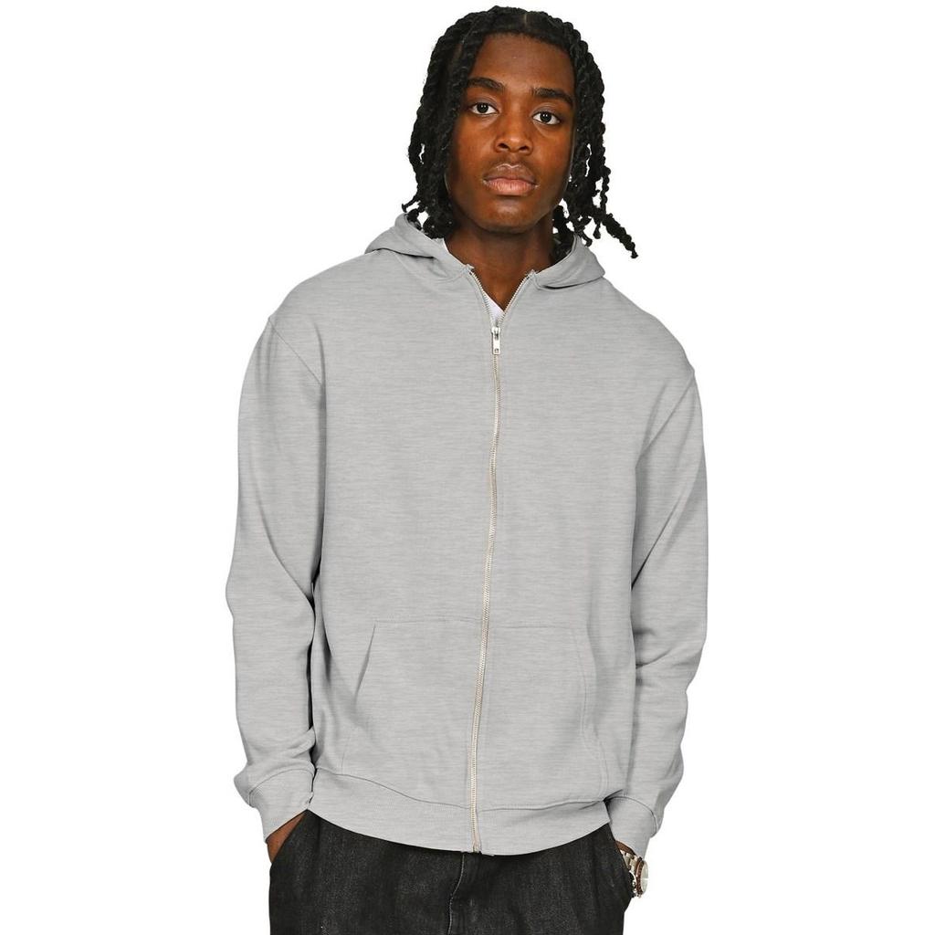 Casual Classics Mens Core Ringspun Cotton Full Zip Hoodie