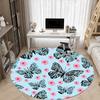 1pc Butterfly Floral Carpet for Office, Non-slip, Soft and Durable Office Rug, Perfect for Office yy260128012
