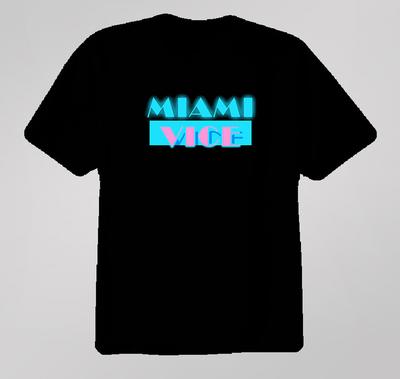 Miami Vice Classico Show Cool T-shirt Uomo Donna Magliette Top