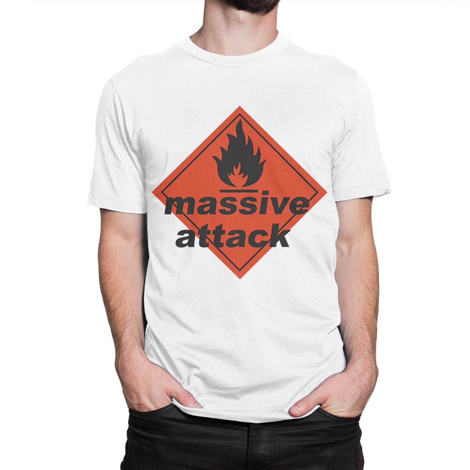 Massive Attack T-Shirt, Men s and Women s Sizes M