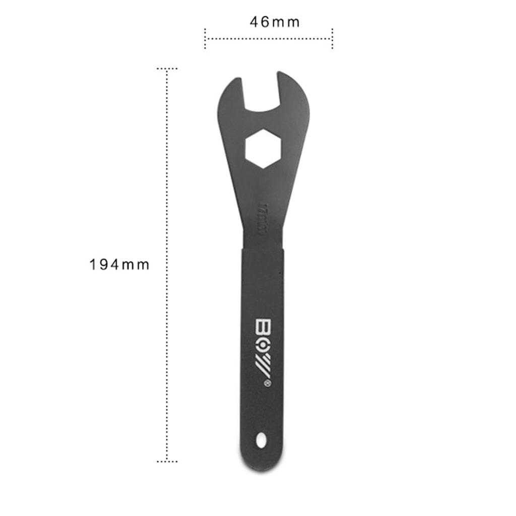 Bicycle Cone Wrench Set Tool Bicycle Wheel Hub Axle Nut Installer Remover Cycling Spanner (13, 14, 15, 16, 17, 18, 19mm)